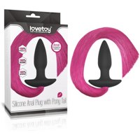 «Silicone Anal Plug with Pony Tail» - Анальная пробка- фото4