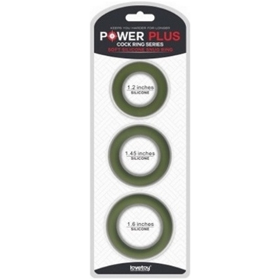 «Power Plus Soft Silicone Snug Ring» - Набор эрекционных колец- фото2