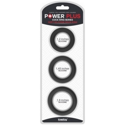 «Power Plus Soft Silicone Snug Ring» - Набор эрекционных колец- фото