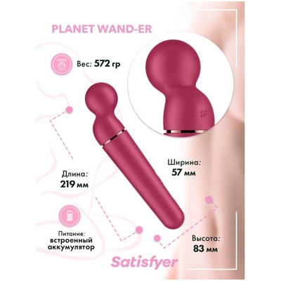 «Satisfyer Planet Wand-er» - Вибромассажер- фото5