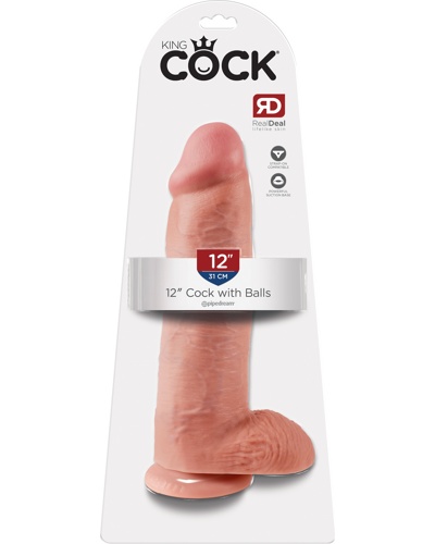 «King Cock 12 Cock with Balls» – Фаллоимитатор — фото
