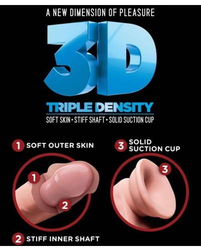 «5" Triple Density Cock» - Фаллоимитатор — фото