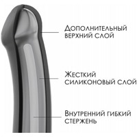 «Dual Density Bendable Dildo Xtra Large» – Фаллоимитатор- фото4