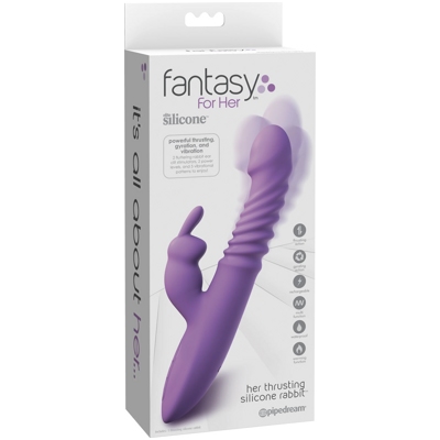 «Thrusting Silicone Rabbit» - Вибратор - фото6