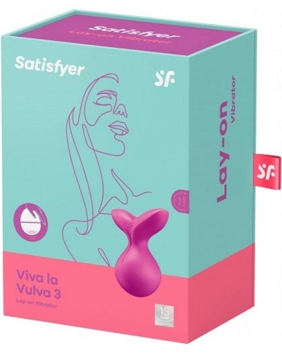 «Satisfyer Viva La Vulva 3» - мини-массажер — фото