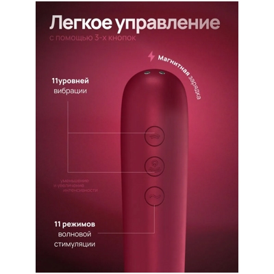 «Satisfyer Dual Love» - Клиторальный стимулятор + вибратор- фото3